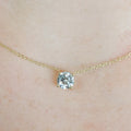 MON Moissanite Necklace Jewelry 925 Sterling Silver Iced Out 18inches Big Pendant Necklace D VVS Moissanite Diamond Necklace