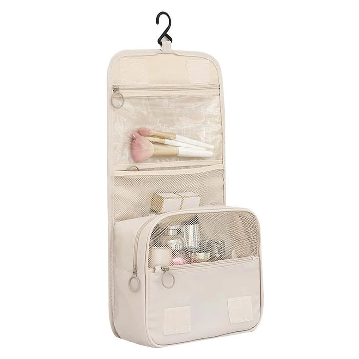 Hot Selling Toiletries Makeup Bag for Beauty Custom Expandable Hanging Travel Cosmetic Bag