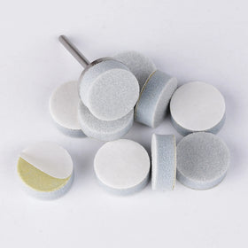 Replacement Sponge Buffer Sandpaper Disc Self-Adhesive Pedicure Sanding Paper Disc Pads 50pcs/bag for Manicure Pedicure