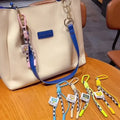 New Macaron Miu Fashionable 5-Gallon Water Jug with Chest Tag Case Zipper Hanging Rope Mobile Phone Key Chain