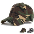 Camouflage Print Baseball Cap Men Women Snapback Breathable Sports Mesh Sunshade Golf Adjustable Adult Hats