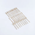 17cm Biodegradable Disposable Cutlery Set with Napkin Eco-Friendly Paper Tableware for Parties Simple Style