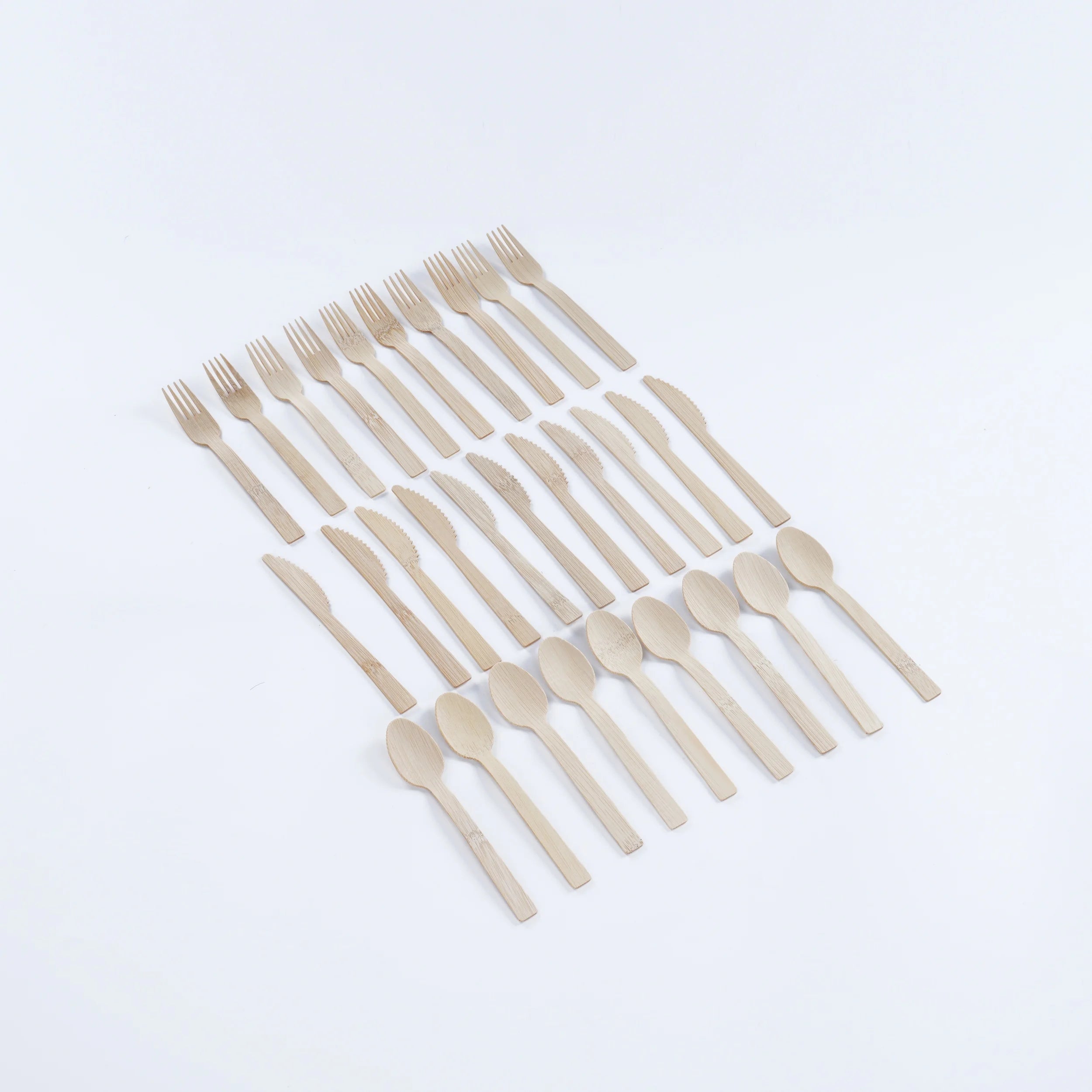 17cm Biodegradable Disposable Cutlery Set with Napkin Eco-Friendly Paper Tableware for Parties Simple Style