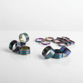 Titanium Bicycle Fork Washer Front Fork Spacer Handlebar Headset Spacers Rainbow Color Ninghao Brand 2.5/5/10/15mm