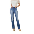 New Design Style Fashionable Straight Leg Jeans Spandex Cotton Washable Denim Jeans for Women OEM Custom Logo