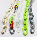 Deepeel AL008 55cm Purse Shoulder Chains Cross Acrylic Dichromatic Chain Candy Bag Accessories
