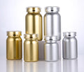 Empty Medicine Package Jars 150ml Golden Pet Pharmaceutical Pill Container Bamboo Shape Plastic Capsule Bottle