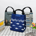 Reusable Lunch Bag Foldable Lunch Tote Travel Bag Lunch Box Holder Bento Cooler Bag