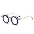 High Quality Fashion Personalized Round Designer Women's Glasses Men's Decorative Eyeglasses Frames Anti-Blue Light