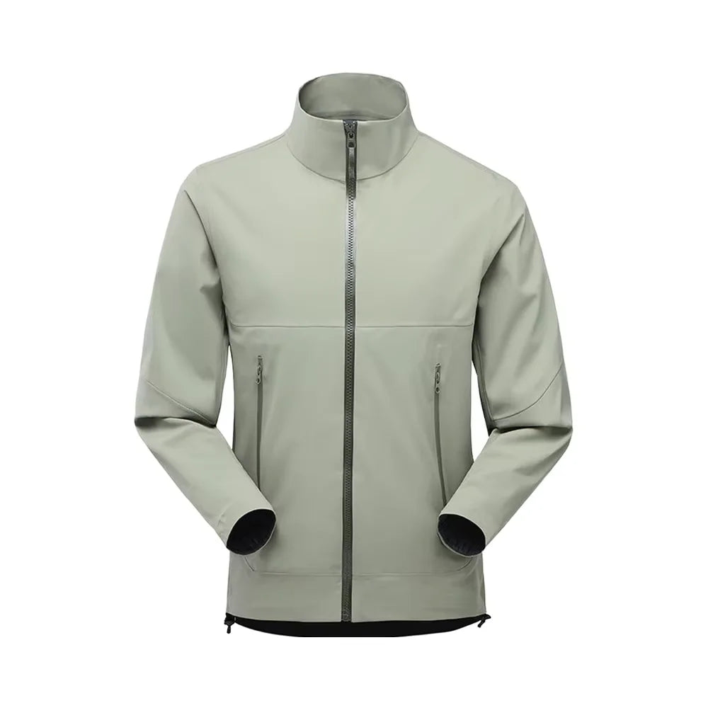 Men's Custom Logo Breathable Outdoor Windproof Anti-Static Feature Resistant Activities Work Jacket