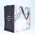 Foldable Eco Friendly Recycled Large Pla Biodegradable Non-woven Fabric Reusable Grocery Shopping Tote Bag