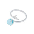 925 Sterling Silver Ring Mermaid Foam Female Korean Version Personality Creative Fishtail Ring 2022 New Simple