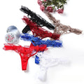 Hot Ladies Panties Women's Fashion Sexy Lace Floral Transparent Thong Girls Mesh Transparent T-Back