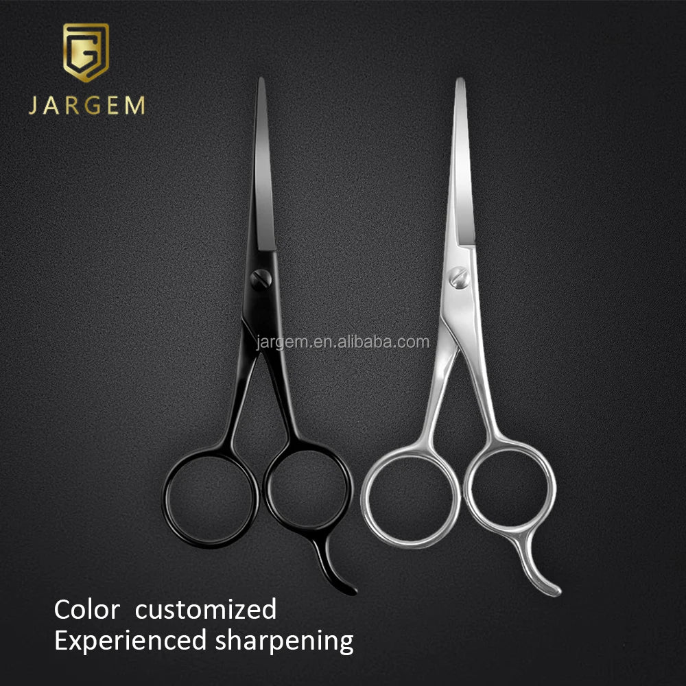 5.5mm Thickness Beard Scissors Small Size Hair Scissors Fine Eyebrow Scissors