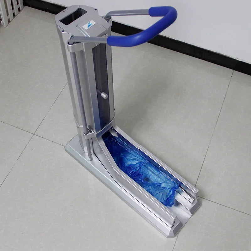 Automatic Lazy Plastic Shoe Cover Dispenser Boot Cover Machine With Handle