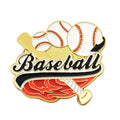 Baseball Pin Manufacturer Existed Mold Sports Baseball Trading Pins Hard Enamel Baseball Club Gold Lapel Pins