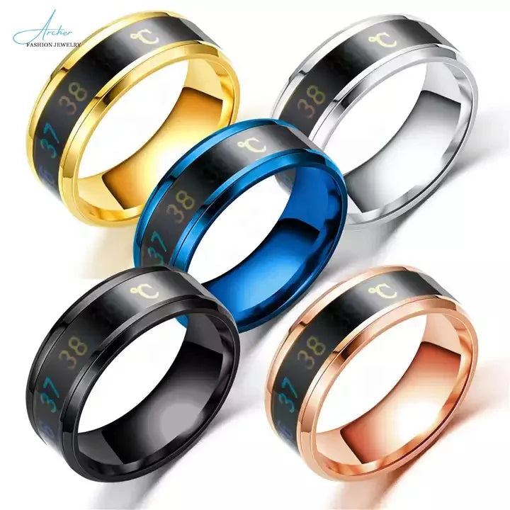 2021 Jewelry Gift Vintage Roman Numerals Men Rings Temperament Fashion 6mm Width Stainless Steel Rings for Men