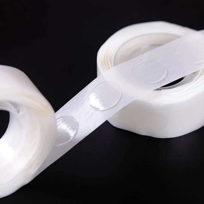 Nano Acrylic PVC Double Sided Removable Adhesive Tape Stickers for Balloon Points Wedding Decor & Craft-Waterproof Strong Bond
