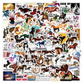100Pcs Horsemanship Horse Art Show Graffiti Sticker Vinyl Mix Graffiti Stickers