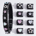 Italian DIY All-Match Universal Fashion Charm Bracelets Elastic Stainless Steel Cross-Border Accessory Chains