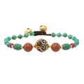Bohemian Bracelet Beaded Turquoise Bell Bracelets for Women Girls
