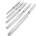 Multi-Function Stainless Steel Cake Spatula with Straight Edge Pastry Cutter and Scraper for Baking and Decorating