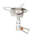 SOLO WILD Windproof Detachable Promotion Outdoor Mini Camping Hiking Backpacking Portable Gas Stove Burner 304 Stainless Steel