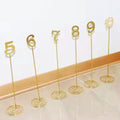 Wedding Table Number Cards With Base Tabletop Signs Decoration Table Numbers for Wedding Reception Dinner Table Event Catering
