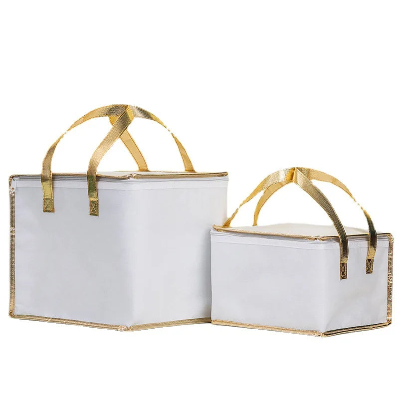 High Quality Wholesale Nonwoven Cake Insulation Bags Elegant Delivery Bags