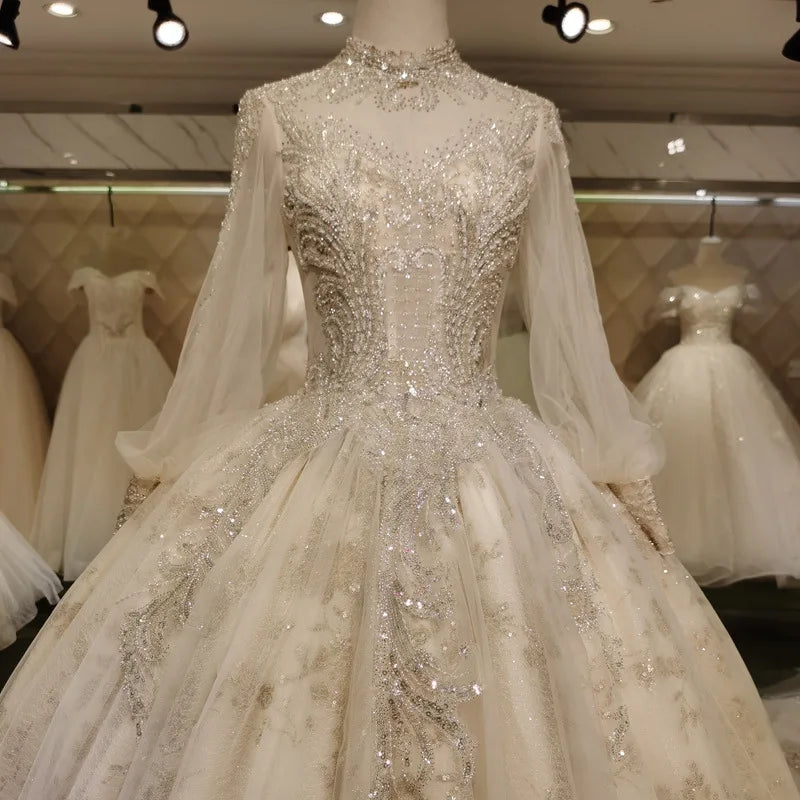 S039Q Long Tail 2022 New Wedding Dress Bride Master Wedding Dress