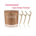 Individual Refillable OEM Personalized Replaceable Private Label Sustainable Soil Compostable Orthodontic  Dental Floss