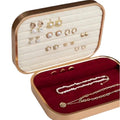 Custom Luxury Stackable Golden Metal Jewelry Organizer Tray for Ring Earrings Showcase