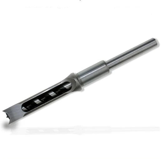 2PCS 16MM&9.5MM Square Hole Drill Kit Round Shank Bit Mortising Chisel Wood Product for Woodworking