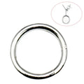 Beadsnice ID30924 New 925 Sterling Pendants Necklace Finding Donut-shaped 12x12mm Sold by PC Latest Charm Pendant Silver