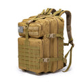 GAF 600d Tactical Backpack Zipper Closure Waterproof Anti-Theft Features 36-56L Capacity Multi-Function Polyester Backpack