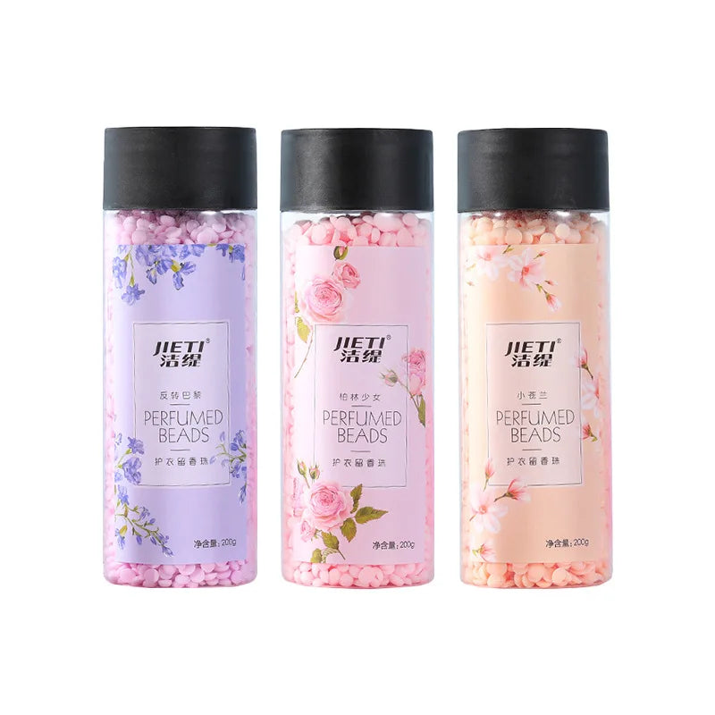 JIETI Best Selling Premium Aroma Scent Booster Beads Solid In-Wash Perfume for Washer Laundry Disposable Detergent for Apparel