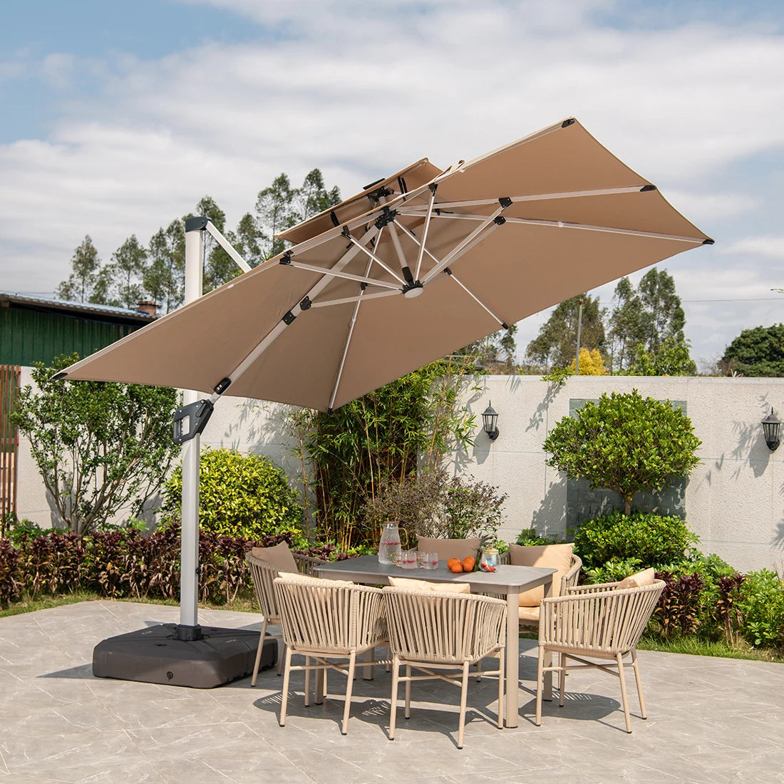 Uv protection Summer Umbrella Beach Parasols Umbrellas Outdoor Backyard Umbrella for Events