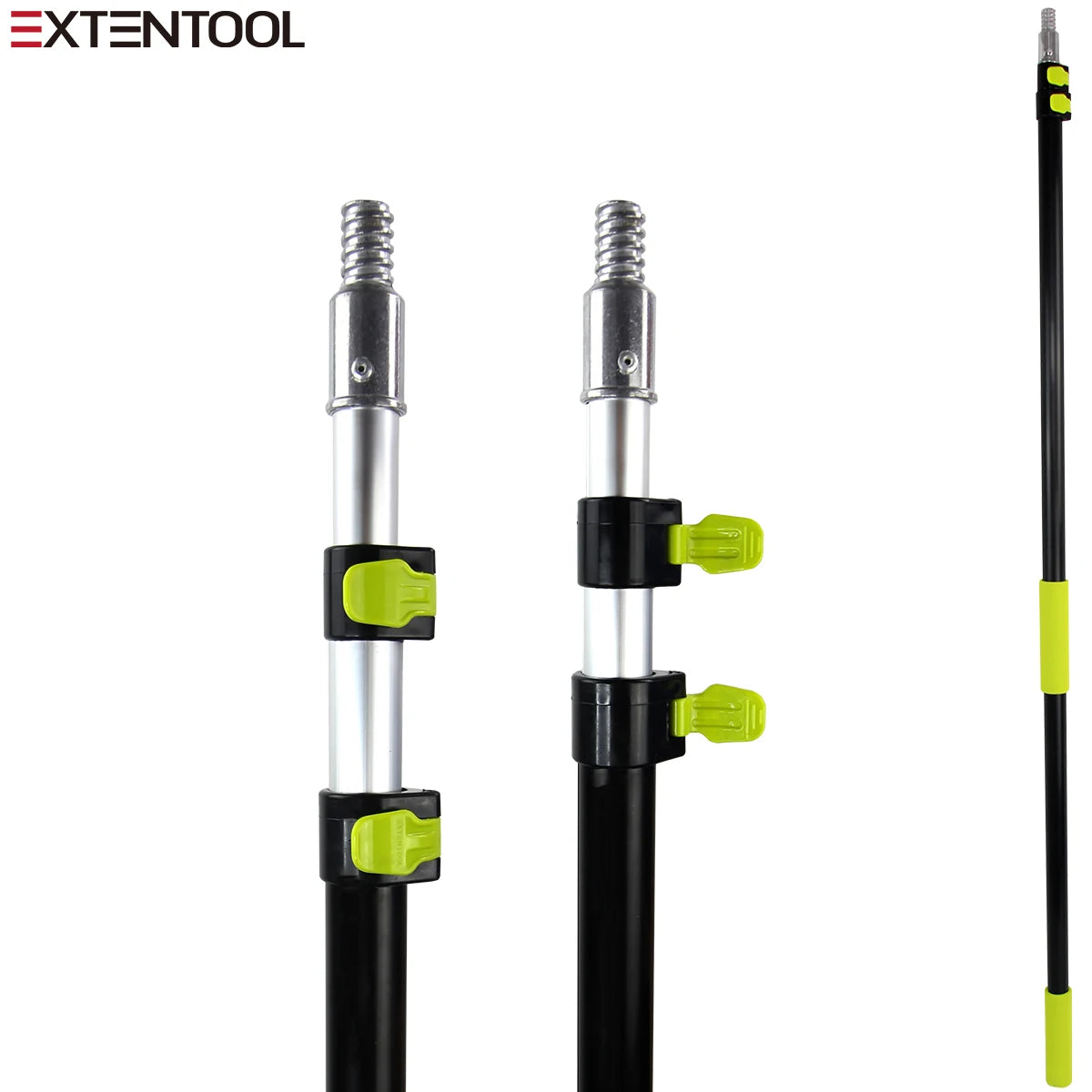 Extentool Telescopic Washing Roller Brush and Cobweb duster Brush Paint Pole bar