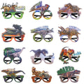 New Funny Dinosaur Party Glasses for Kids Paper Fancy Party Eyeglasses for Dinosaur Birthday Party Favor HS1131
