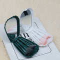YUE 5-Piece Mini Face Makeup Brush Set with Concealer Compatibility Synthetic Hair & Plastic Handle