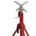 1107F Foldable Pipe Vise Pipe Stand with V-shape Head for Pipes 12'' Max.