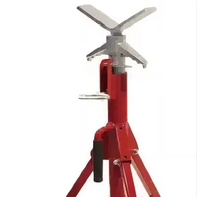 1107F Foldable Pipe Vise Pipe Stand with V-shape Head for Pipes 12'' Max.