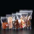 Transparent Zip Lock Doypack Stand up Pouch Cear Plastic Packaging Reusable Food Storage Bags