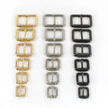 Deepeel F3-22 13-38mm Handbag Accessories Adjustable Pin Buckles With Roller Strap Buckle for Leather Strap