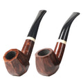 Erliao Wooden Tobacco Pipe Solid Wood Smoking Accessories Heather Wood Smoking Pipe