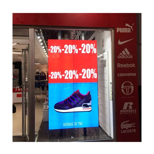 Window Display Video Sign High Definition P2 P2.5 P3 Slim Indoor Portable Display Mirror Screen Digital LED Advertising Poster