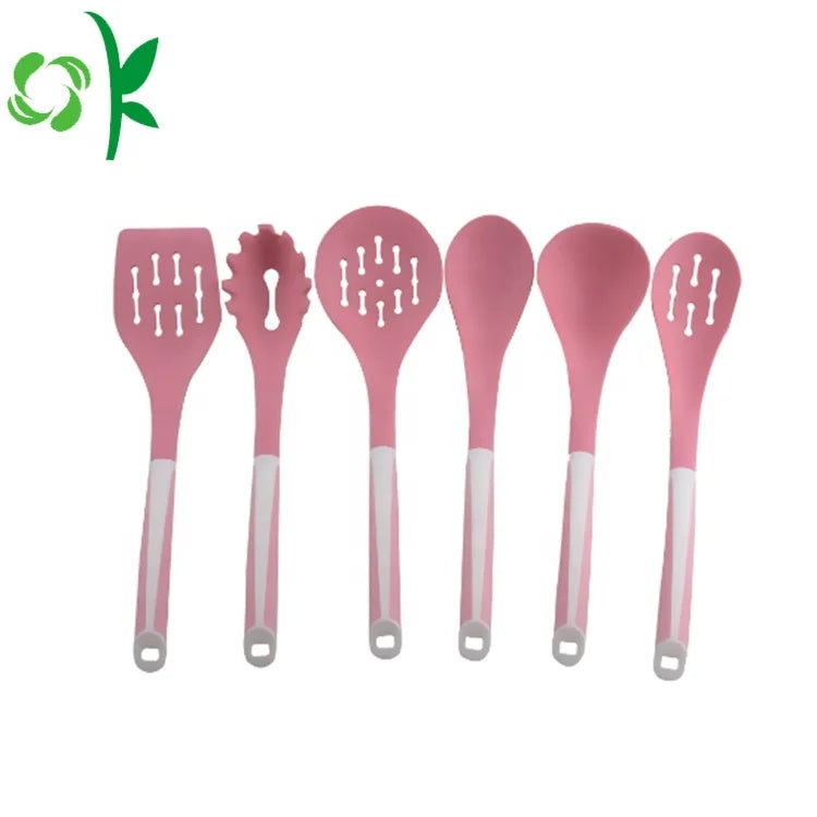 OKSILICONE Premium Silicone Cooking Utensils Set Heat Resistant Soft Spatula Brush Kitchen Cook Tool Kitchenware Accessories