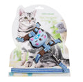 New I-Shaped Cat Leash Reflective Feature Comfortable Adjustable Nylon Pet Supply for Cats Dogs Anti-Breakaway Rivet Decoration