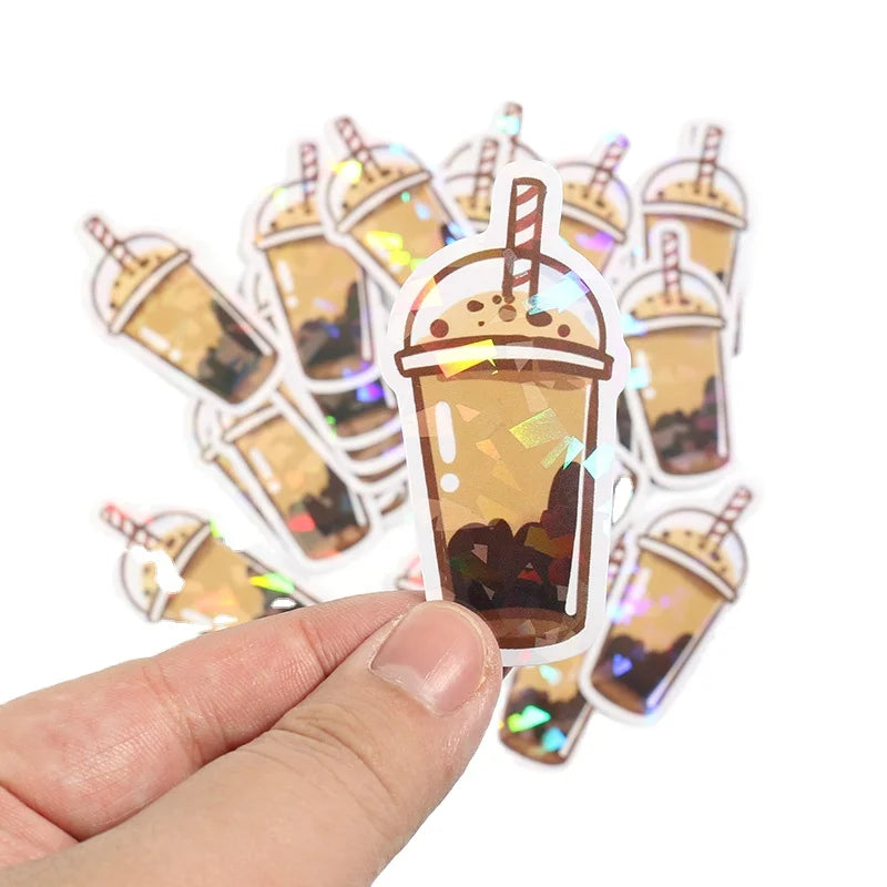 Vograce Laptop Waterproof Adhesive Pvc Printed Printing Die Cut Vinyl Custom Logo Stickers Sticker