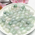 Burma Jadeite DIY Jade Loose Beads Long Beads  Grade a Rice Beads Drum 8*12Mm Passepartout Wholesale